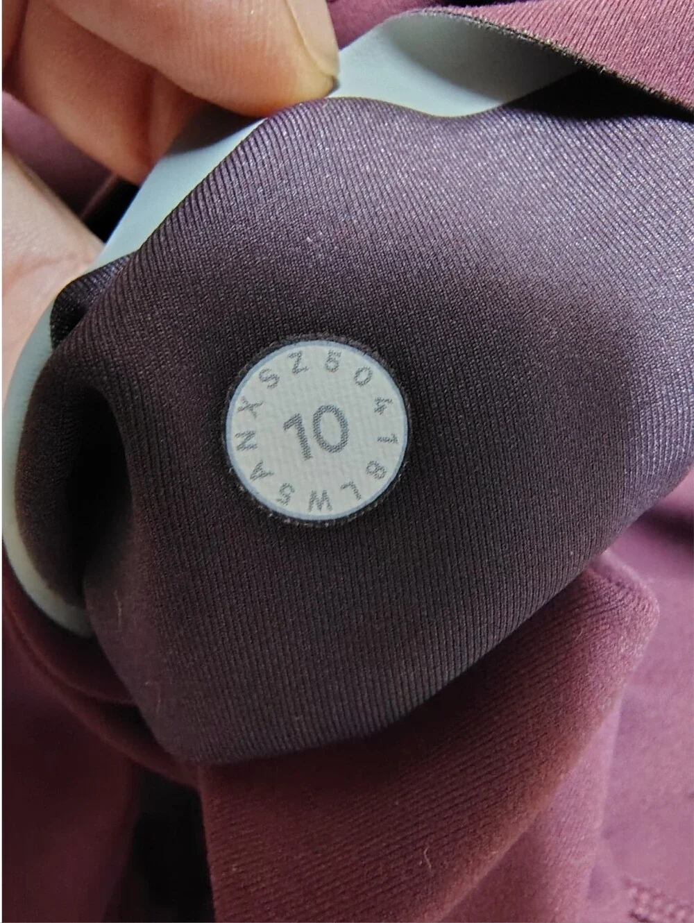 Lululemon In Movement 7/8 Tight - Garnet Women's 10 Yoga Activewear Athletic